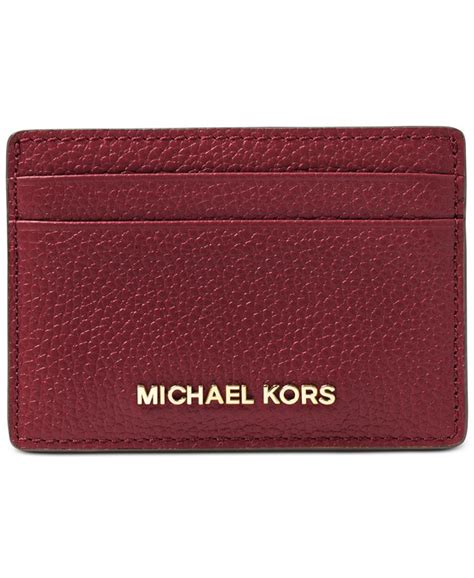 michael kors baby girls card cases|Pebbled Leather Card Case .